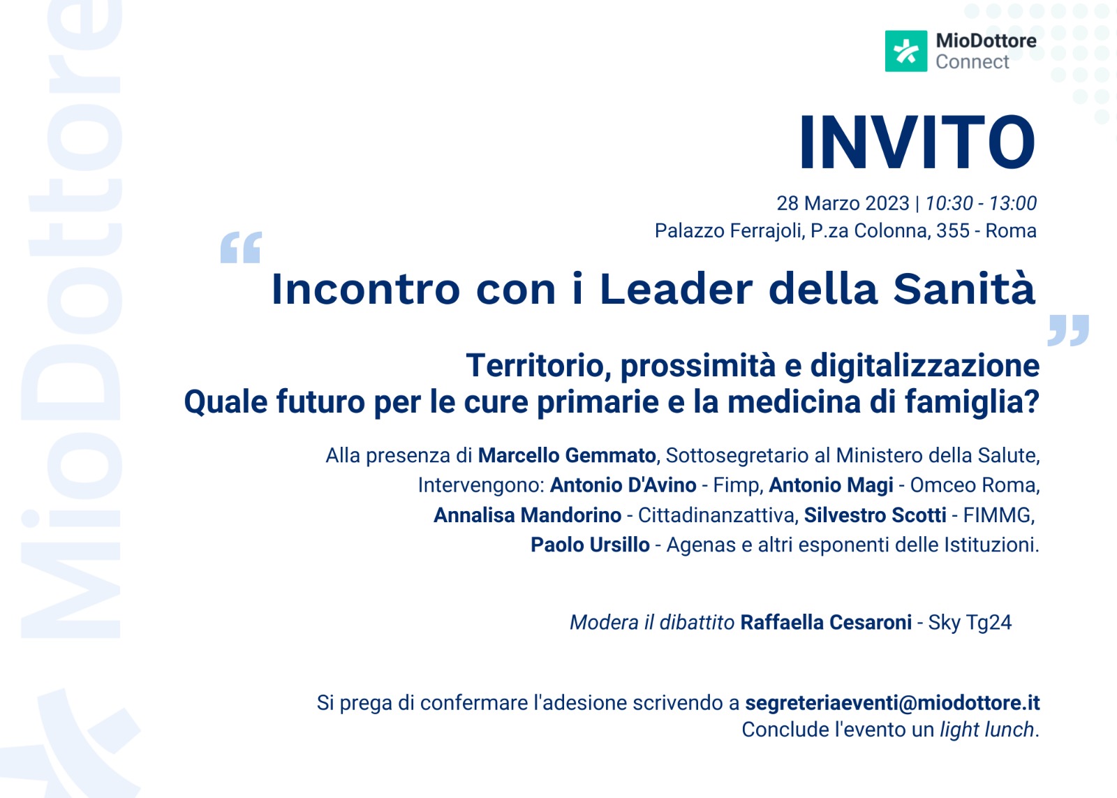 Territorio, prossimità e digitalizzazione. Quale Futuro per le cure primarie e la Medicina di famiglia?